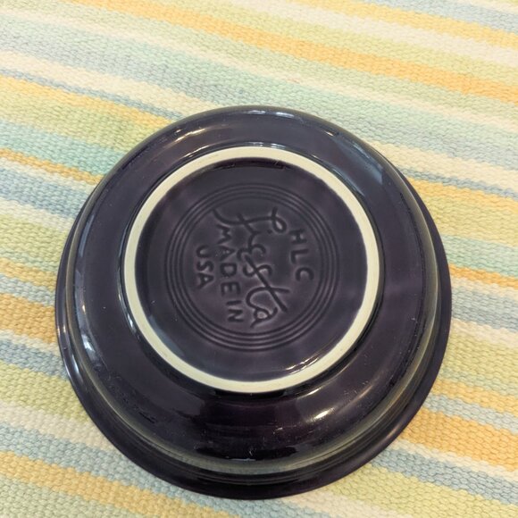 ⭐ Two (2) Fiestaware 7" Bowls - Plumb& Turquoise - Picture 3 of 11